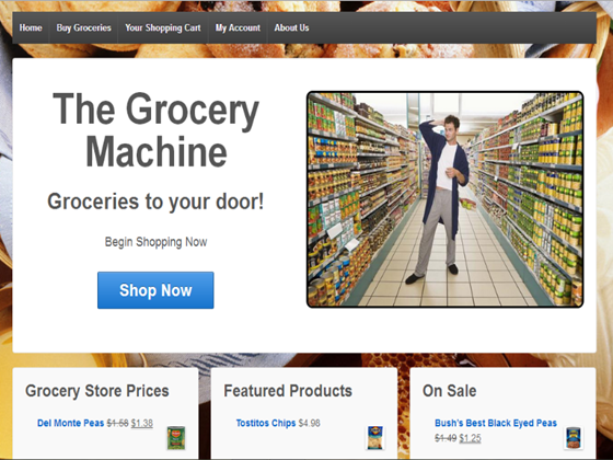 Websites: Grocery Machine